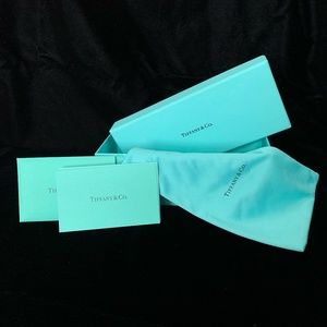 Tiffany & Co. Eyeglass Box, Cleaning Sleeve, Authenticity Card Pre-owned.